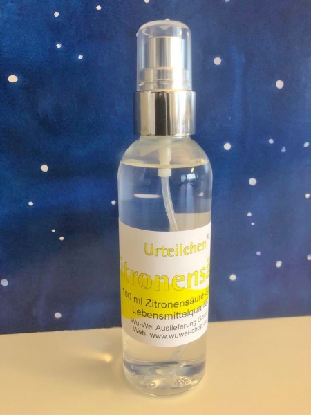 Zitronensäure 100 ml mit Sprayer